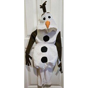 Frozen Olaf Costume Hood Plush Snowman Halloween Disney Disguise Baby 12-18 M